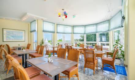 Restaurant mit Wintergarten