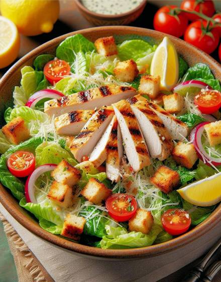 Salat im Restaurant Alexander