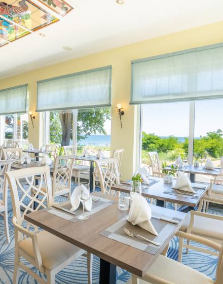 Restaurant mit Meerblick auf der Insel USedom 