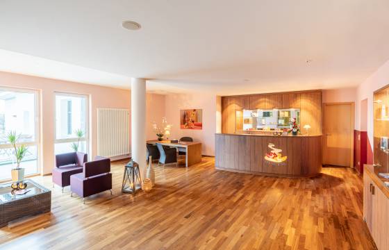 Spa-Bereich Rezeption