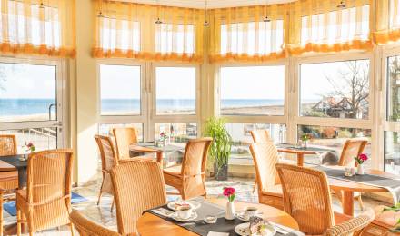 Restaurant mit Meerblick Strandhotel Seerose Usedom