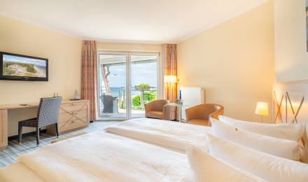 Doppelzimmer mit Meerblick Strandhotel Seerose Usedom 