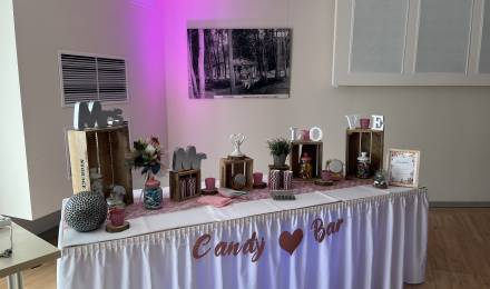 Candy Bar für Hochzeit im Strandhotel Seerose Usedom 