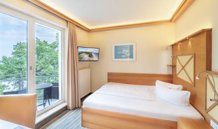 Doppelzimmer mit Balkon Strandhotel Seerose Usedom