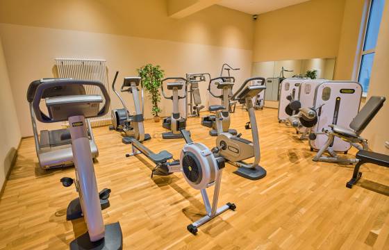 Fitnessraum mit Sportgeräten Strandhotel Seerose Usedom 