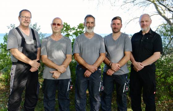 Gruppenfoto Technik Strandhotel Seerose Usedom 