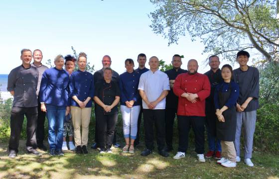 Gruppenfoto Küche Strandhotel Seerose Usedom 