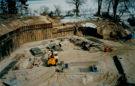 Neubau Baustelle Strandhotel Seerose Usedom 1996